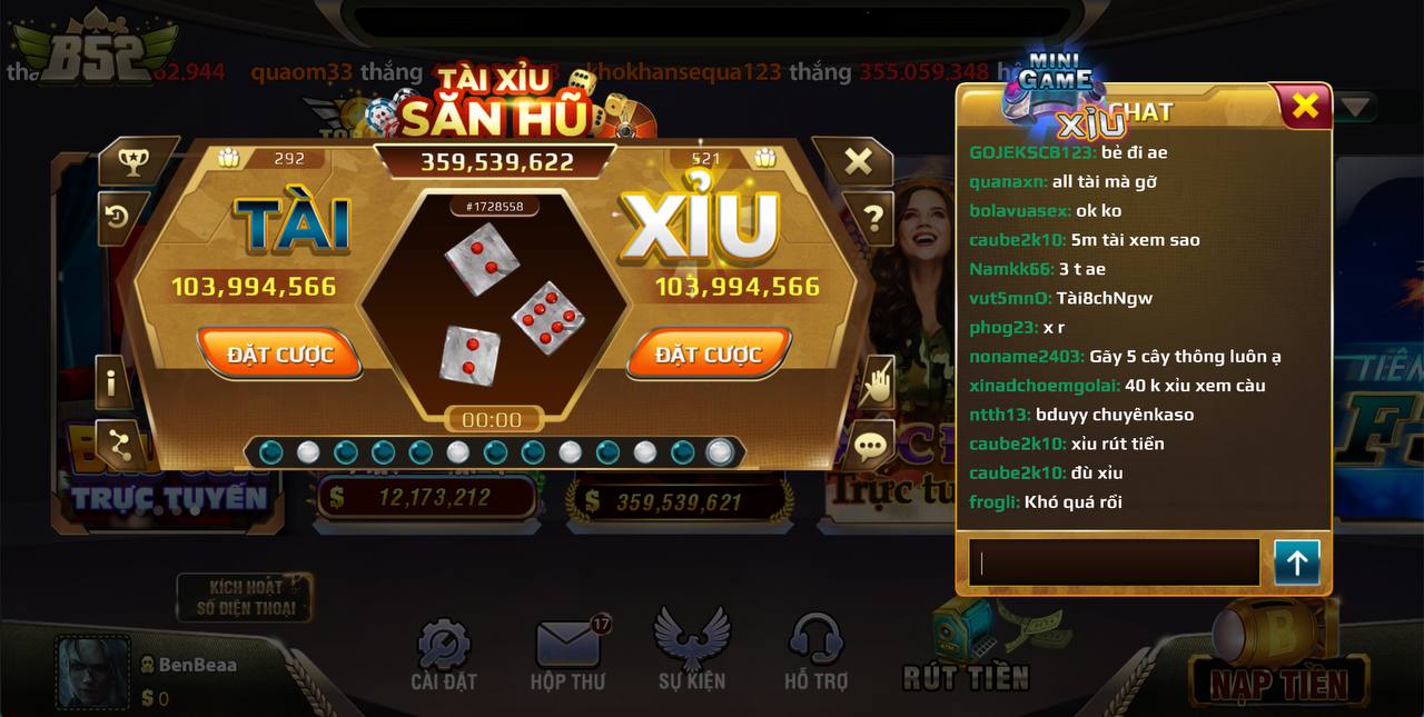 B52 – Cổng Game Tài Xỉu Vip, Đa Dạng Sảnh Cược Cực Hot