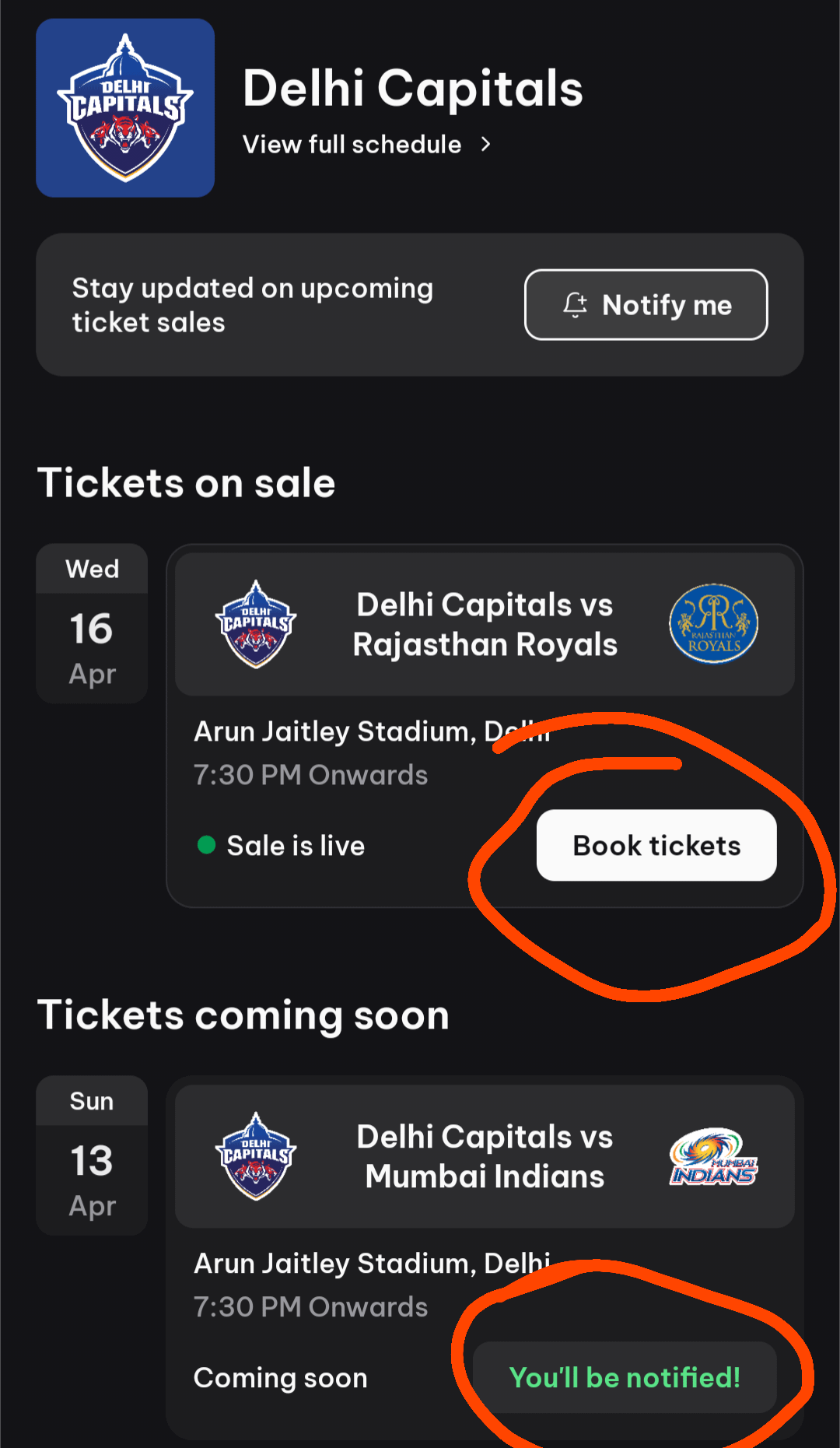 Cheap Delhi Capitals IPL Tickets Find Best Deals Quickly!