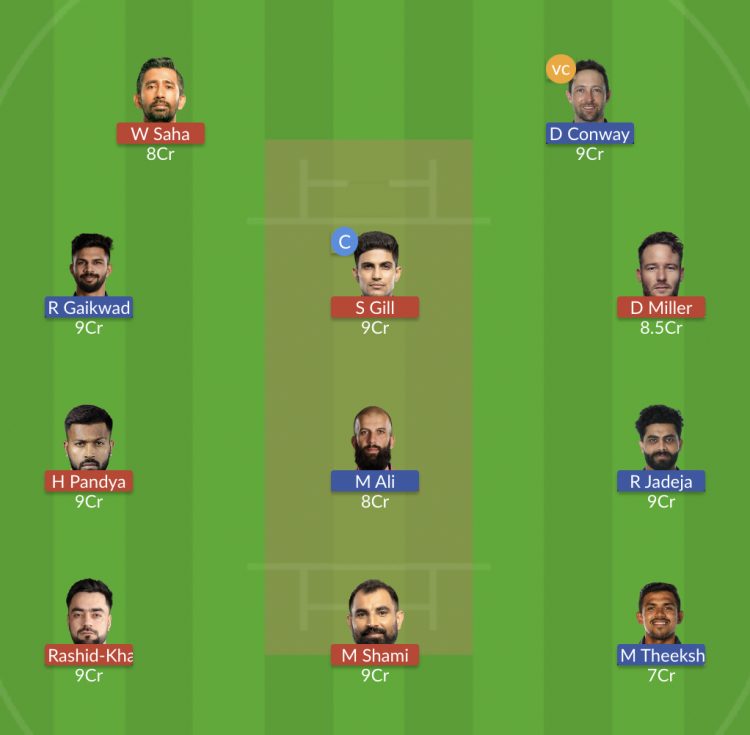 GT vs CHE Dream11 Team 2023 Get Expert Tips for Big Points