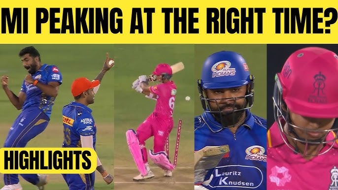 What happened in MI vs RR? Watch full match highlights right now