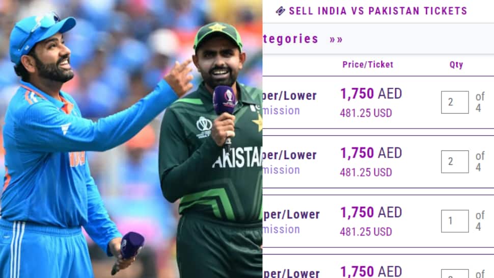 India vs Pakistan Match Tickets Dates Venues Official Sale Info