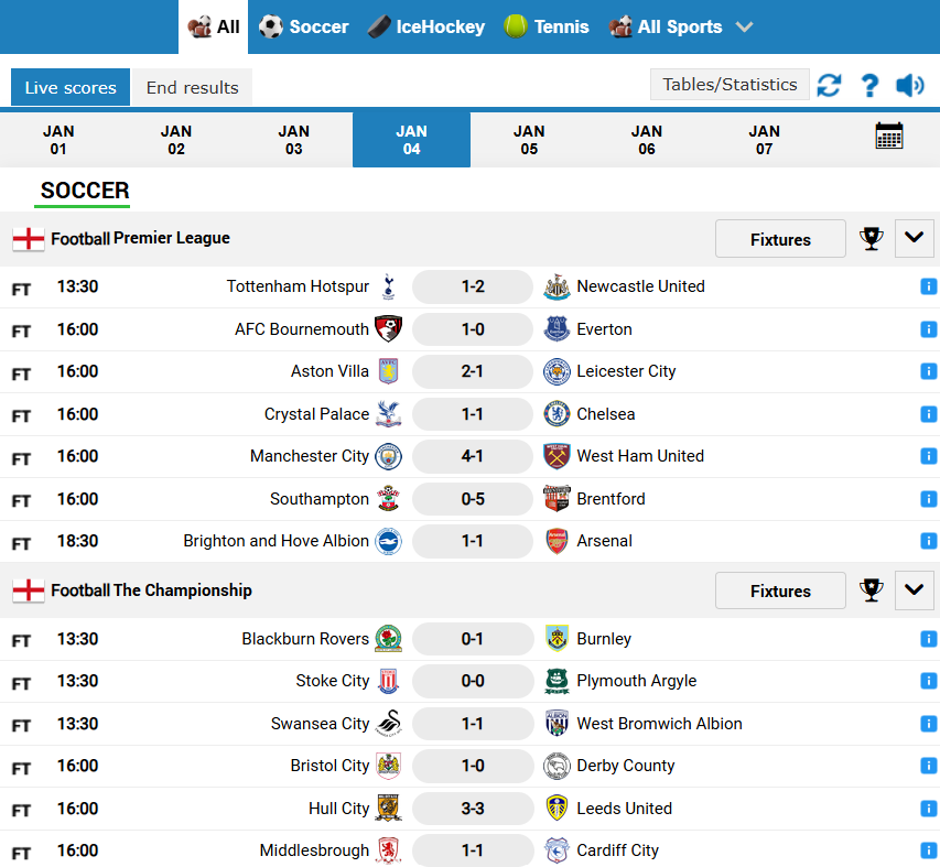 Where to find spanish league results quick easy score sources